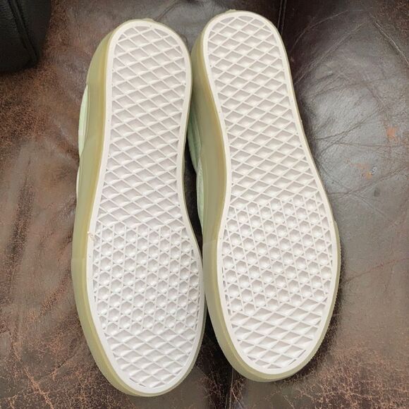 1 LEFT! 7.5 Vans Skate Slip On Glow White - Picture 7 of 11